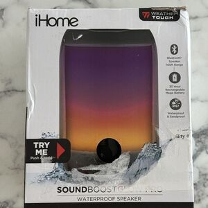 iHome PlayGlow+ Rechargeable Waterproof‎ Bluetooth Speaker